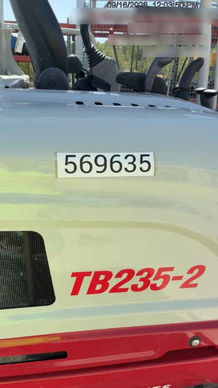 2025 TAKEUCHI TB235-2R