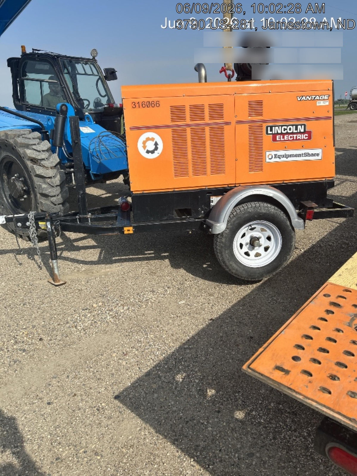 2023 Lincoln Electric Vantage 549X Crosslink Technology, Trailer Mounted, ES Decals, T3