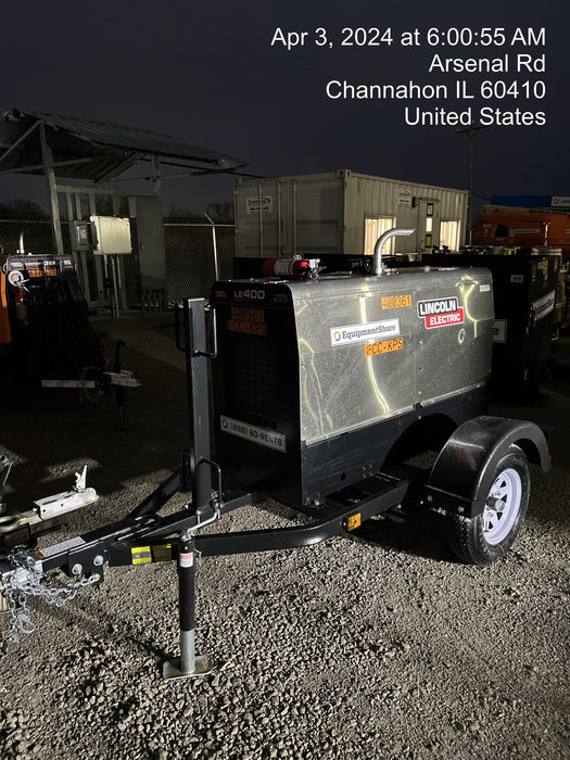 2024 Lincoln Electric LE400 Kubota V1505, Trlr, Cable Rack, Light Kit, ES Decals, T3