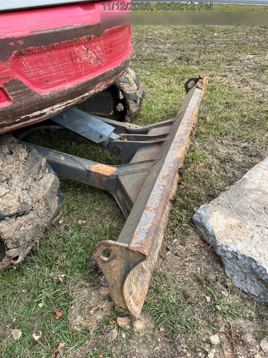 2019 Takeuchi TB290 Takeuchi TB290 Cab/Heat/AC w/Rubber Tracks, Auxiliary Hydraulics, Dozer Blade, Manual QC w/ 18/24/36" Buckets, Hydraulic Thumb Installed