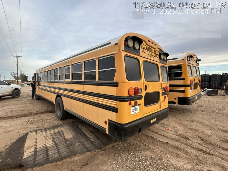 2012 BLUE BIRD 72 Passenger Bus