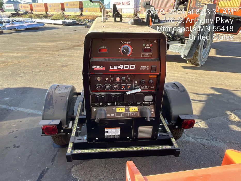 2024 Lincoln Electric LE400 Kubota V1505, Trlr, Cable Rack, Light Kit, ES Decals, T3