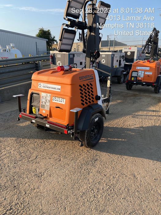 2023 Generac MLT2 Diesel, Flex Switch 120V Input, Powerzone Controller, (4) 320W LED Lights, 4kW Generator, 39.9 Gal Fuel Tank, 2" Ball, T3