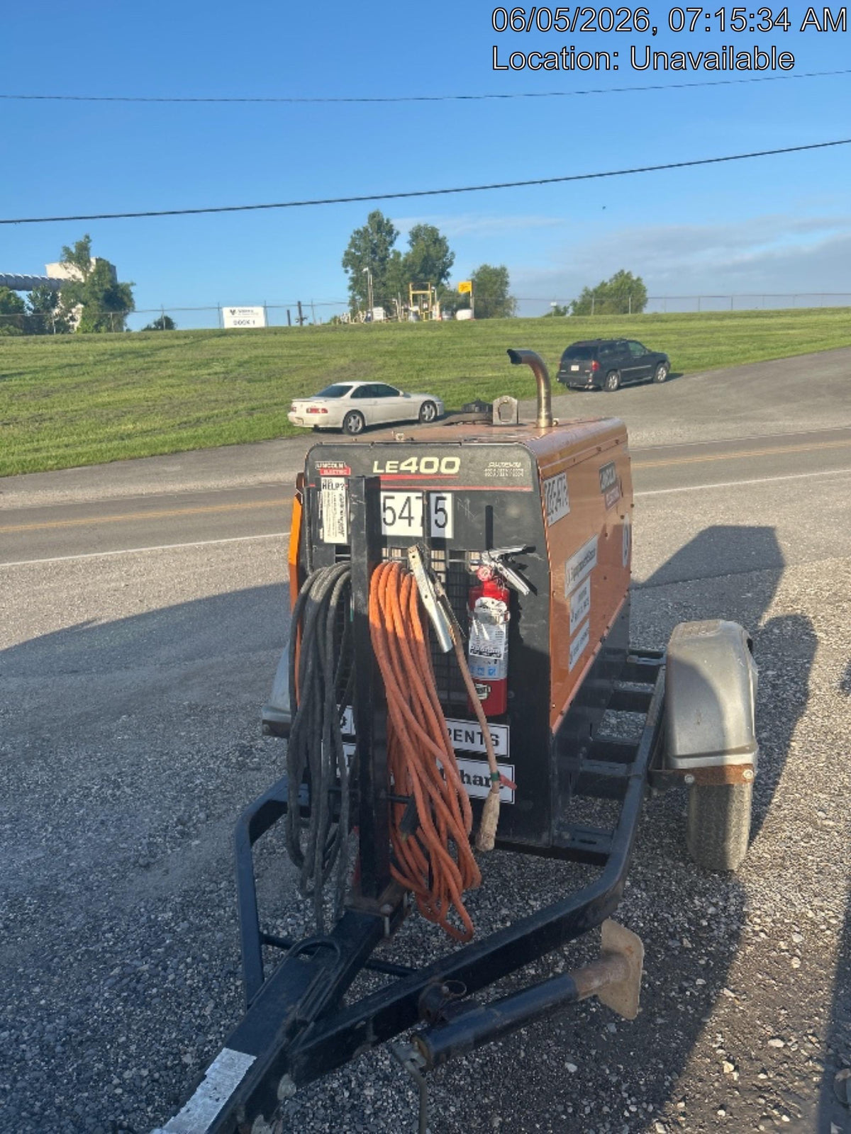 2022 Lincoln Electric LE400 Kubota V1505, Trlr, Cable Rack, Light Kit, ES Decals, T3