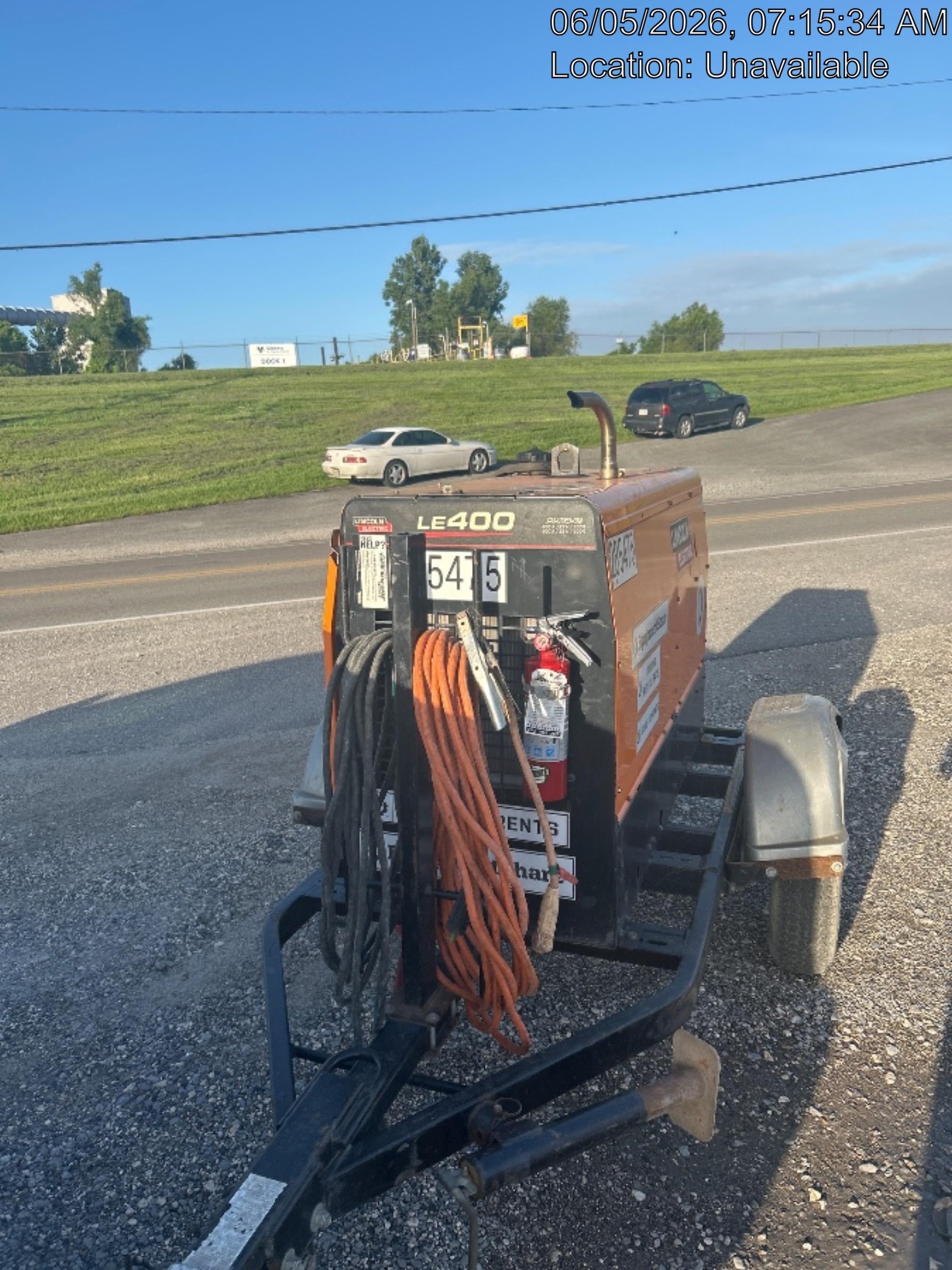 2022 Lincoln Electric LE400 Kubota V1505, Trlr, Cable Rack, Light Kit, ES Decals, T3