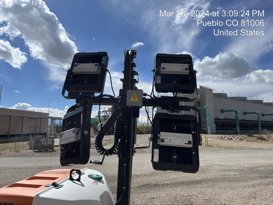 2023 Generac MLT2 Diesel, Flex Switch 120V Input, Powerzone Controller, 
(4) 320W LED Lights, 4kW Generator, 39.9 Gal Fuel Tank, 2" Ball, T3