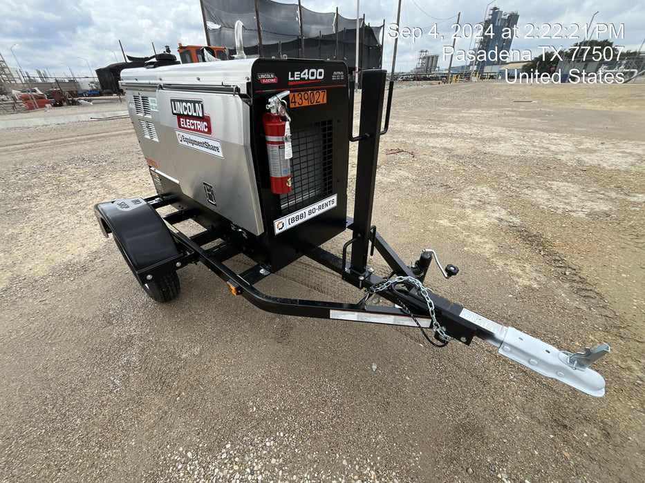 2024 Lincoln Electric LE400 Kubota V1505, Trlr, Cable Rack, Light Kit, ES Decals, T3