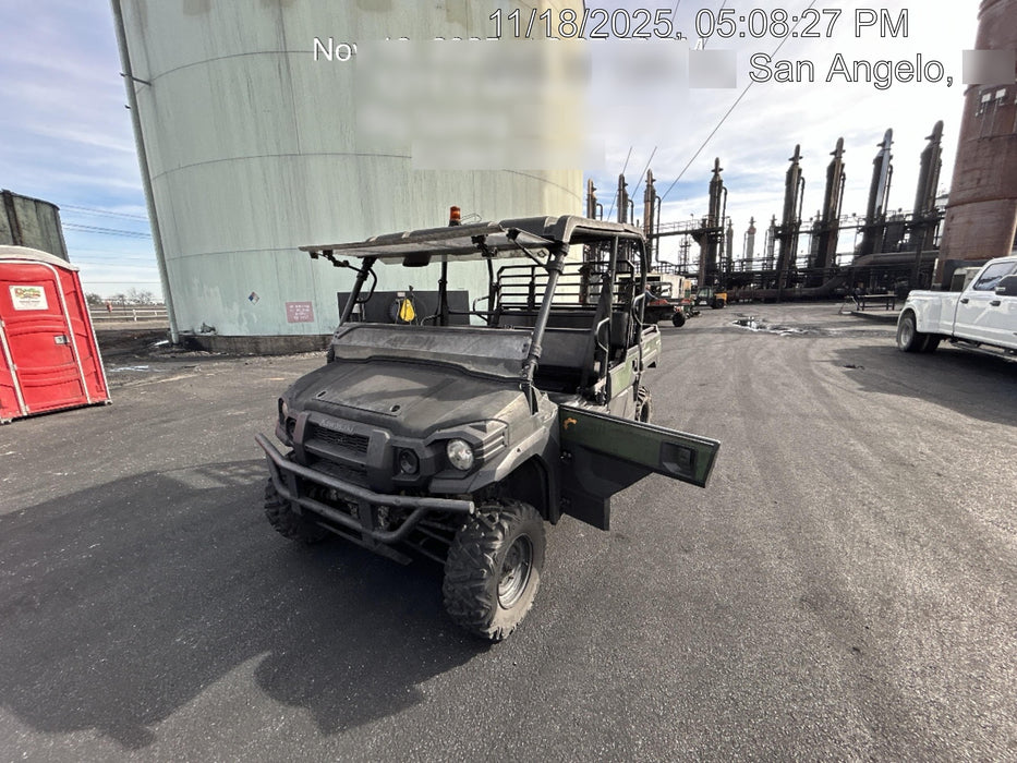 2019 Kawasaki Mule PRO-DXT Standard Options, Backup Alarm, Beacon, Plastic Hard Top, Poly Windshield, Horn Kit