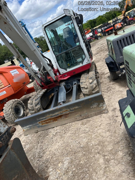 2019 Takeuchi TB290 Takeuchi TB290 Cab/Heat/AC w/Rubber Tracks, Auxiliary Hydraulics, Dozer Blade, Manual QC w/ 18/24/36" Buckets, Hydraulic Thumb Installed