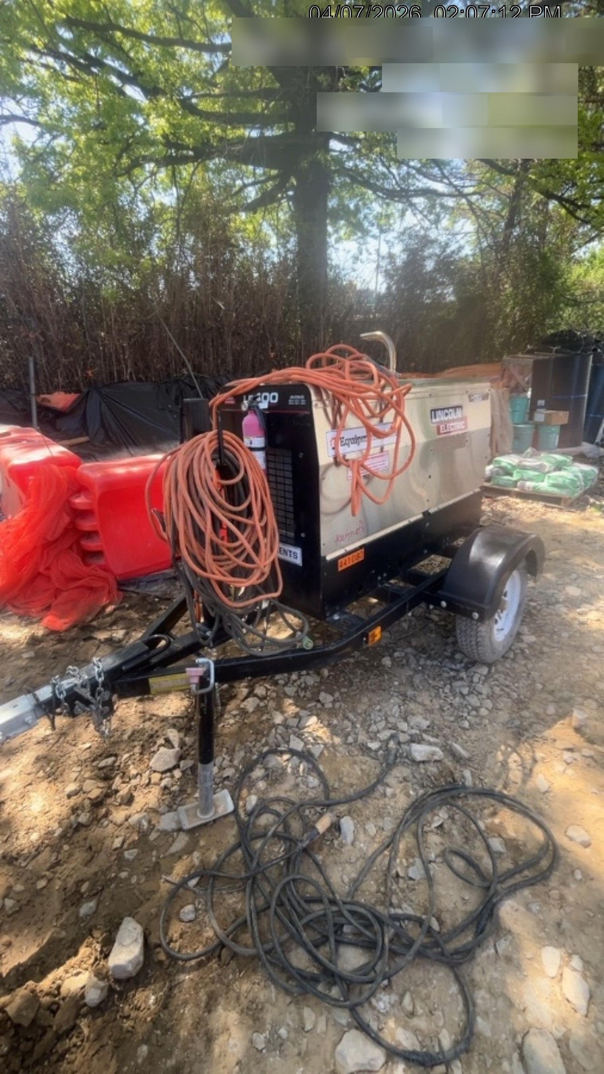 2024 Lincoln Electric LE400 Kubota V1505, Trlr, Cable Rack, Light Kit, ES Decals, T3