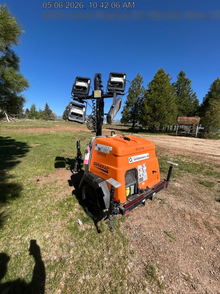 2024 Generac MLT2 Diesel, Flex Switch 120V Input, Powerzone Controller, 
(4) 320W LED Lights, 4kW Generator, 39.9 Gal Fuel Tank, 2" Ball, T3