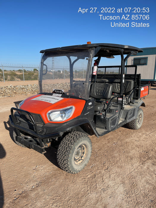 2021 Kubota RTV-X1140W-H Plastic Canopy, Windshield Acrylic Clear, LED Strobe Light, Wire Harness Kit, Back up Alarm