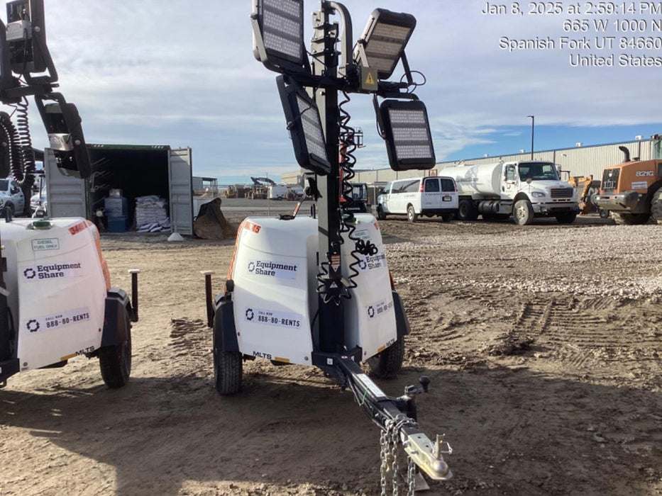 2023 Generac MLT2 Diesel, Flex Switch 120V Input, Powerzone Controller, (4) 320W LED Lights, 4kW Generator, 39.9 Gal Fuel Tank, 2" Ball, T3