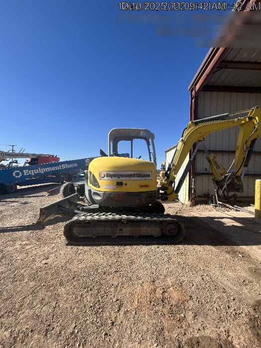 2019 Wacker Neuson EZ53 Open ROPS, Long Dipperstick, T4, VDS Manual QC, Buckets: 12/18/24", Hydraulic Thumb