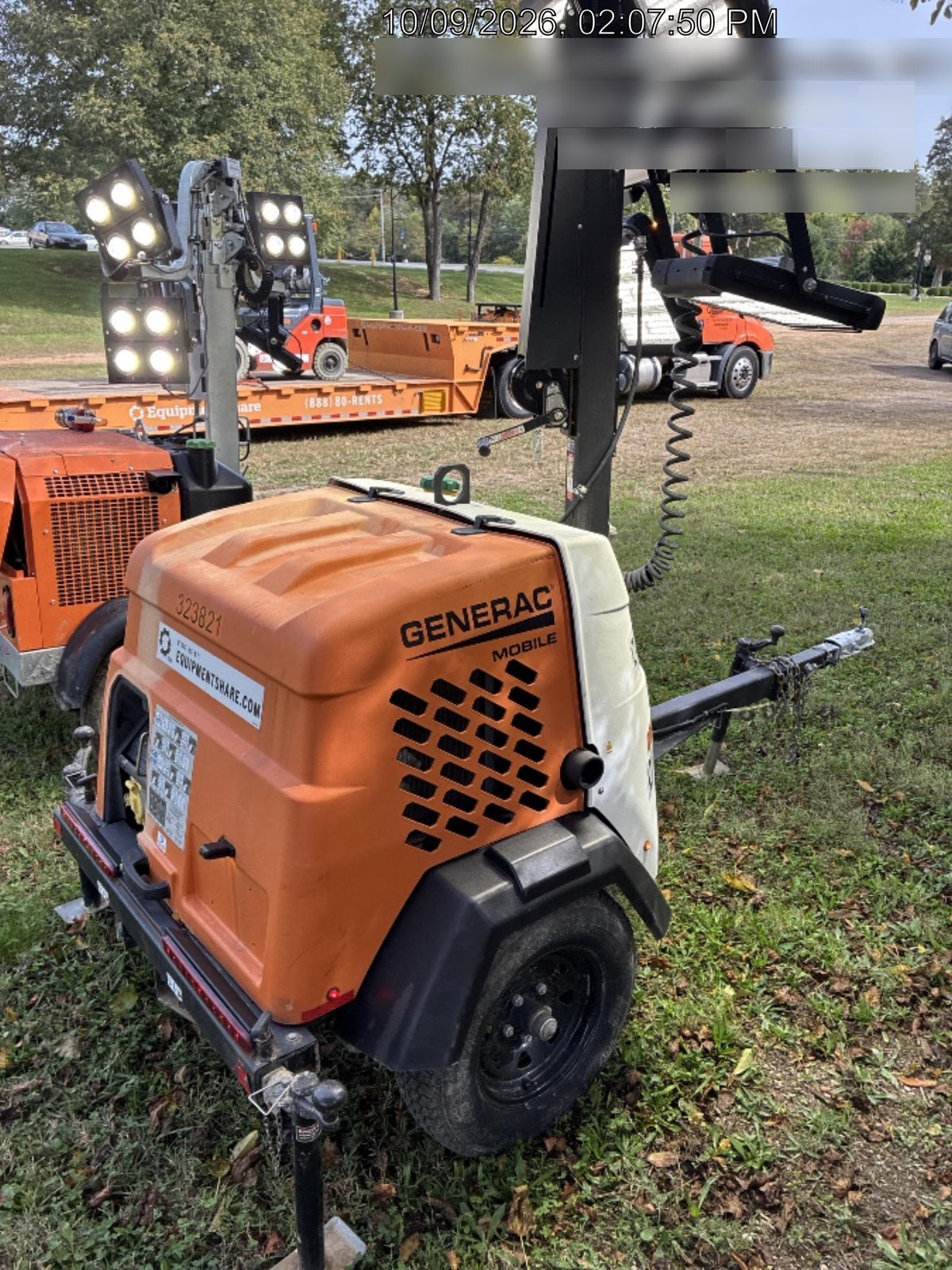 2023 Generac MLT2 Diesel, Flex Switch 120V Input, Powerzone Controller, (4) 320W LED Lights, 4kW Generator, 39.9 Gal Fuel Tank, 2" Ball, T3