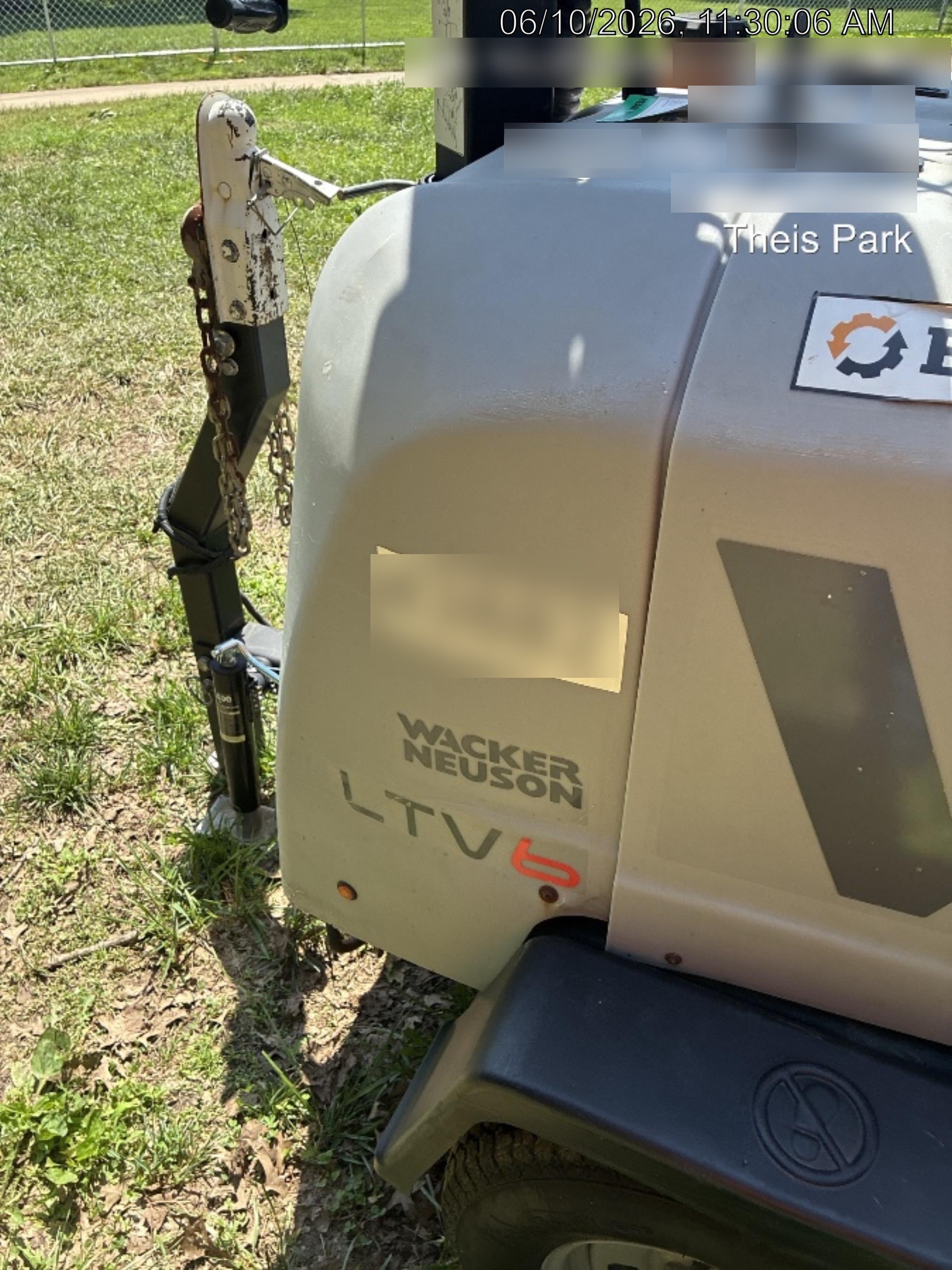 2019 Wacker Neuson LTV6L-MH Wacker Neuson LTV6L Mobile Light Tower w/Fuel Level Sensor Installed