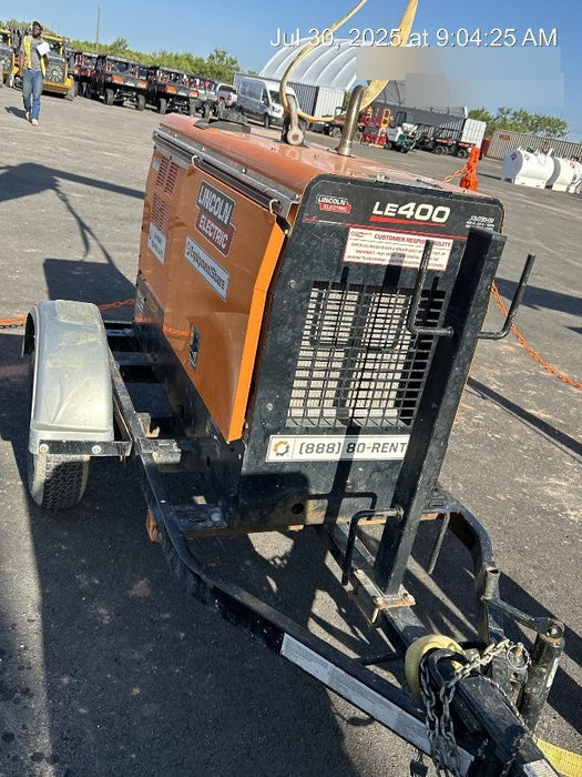 2023 Lincoln Electric LE400 Kubota V1505, Trlr, Cable Rack, Light Kit, ES Decals, T3