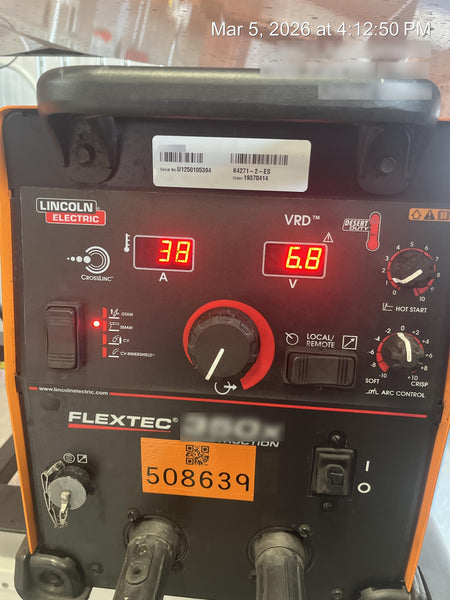 2025 LINCOLN ELECTRIC FLEXTEC 350X