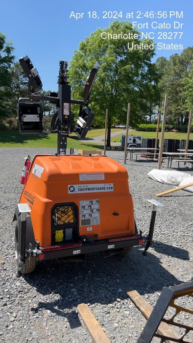 2023 Generac MLT2 Diesel, Flex Switch 120V Input, Powerzone Controller, 
(4) 320W LED Lights, 4kW Generator, 39.9 Gal Fuel Tank, 2" Ball, T3