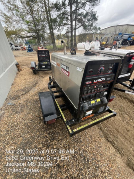 2024 Lincoln Electric LE400 Kubota V1505, Trlr, Cable Rack, Light Kit, ES Decals, T3