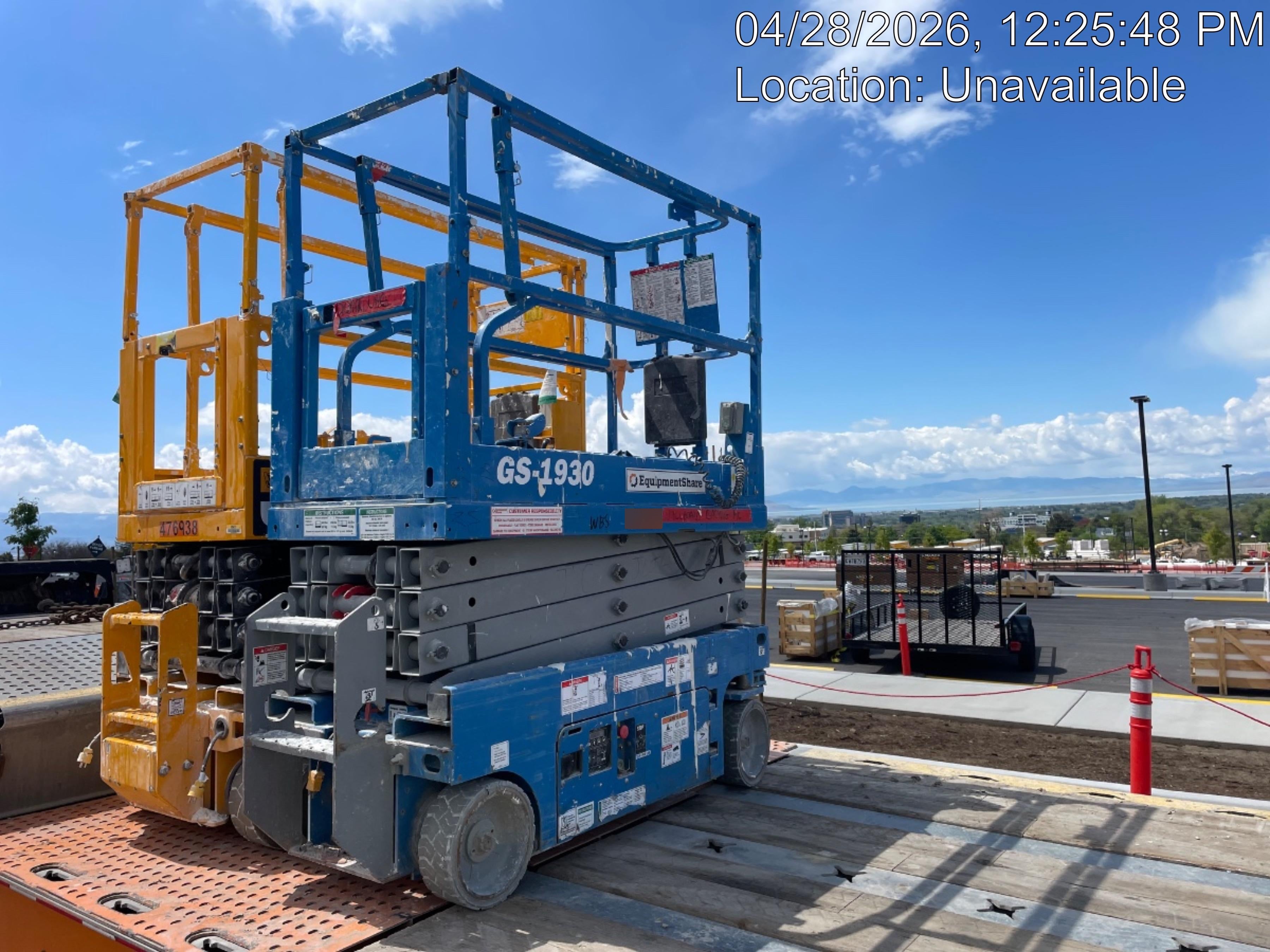 2020 Genie GS-1930 Solid Non Marking Tires, Beacon, Folding rails with half height swing gate