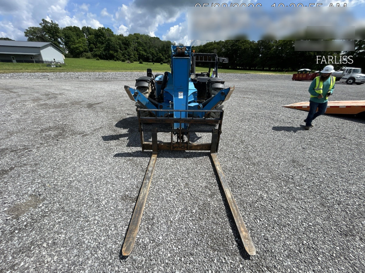 2018 Genie GTH-1056 Genie GTH-1056 w/ROPS, Work Lights, Solid Tires, RH Cab Mesh, Beacon, 60" Carriage and Forks