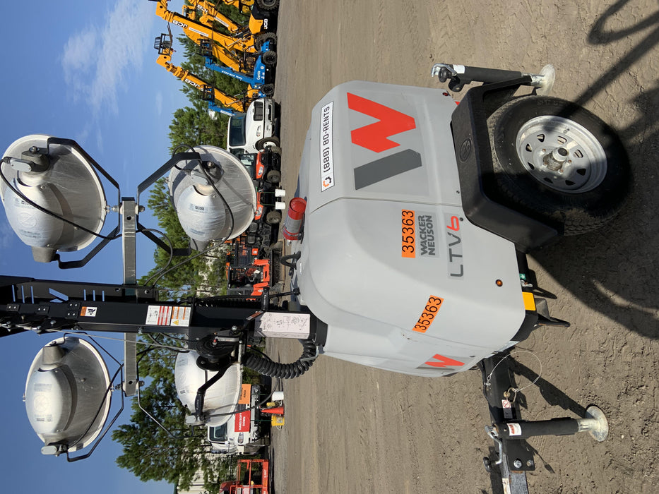 2019 Wacker Neuson LTV6L-MH Wacker Neuson LTV6L Mobile Light Tower w/Fuel Level Sensor Installed