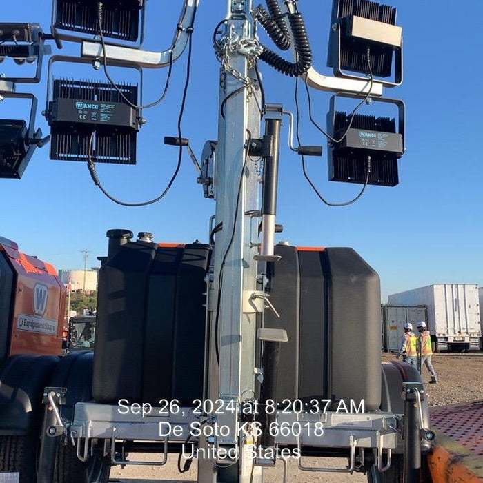 2024 Wanco WLTT-4MM4K Diesel, Deep Sea Controller, Shore Power Plug, Auto Start, (4) 350W LED Floodlights, 4kW Generator, 60 Gal Fuel Tank, 2" Ball, T3