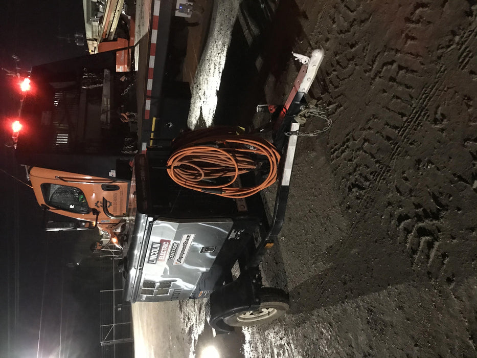 2019 Lincoln Electric Vantage 322 Ready-Pak 3, Two Wheel Trailer, Fender and Light Kit, Cable Rack