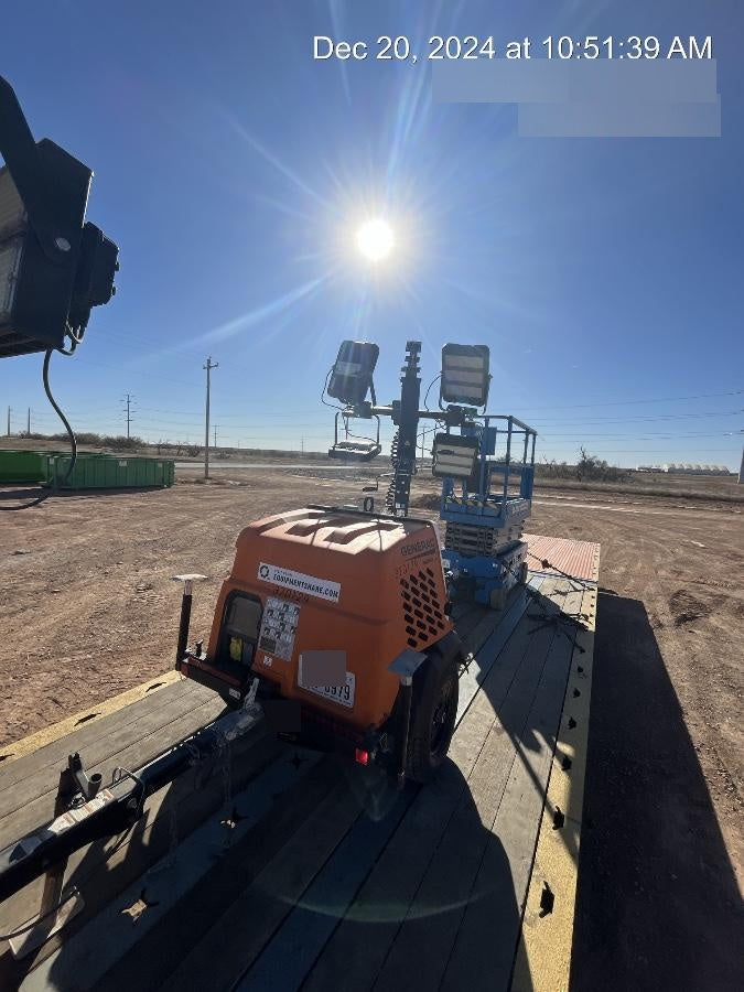2023 Generac MLT2 Diesel, Flex Switch 120V Input, Powerzone Controller, 
(4) 320W LED Lights, 4kW Generator, 39.9 Gal Fuel Tank, 2" Ball, T3