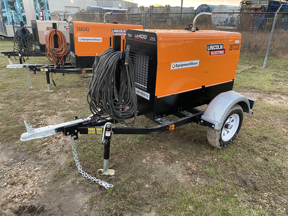 2022 Lincoln Electric LE400 Kubota V1505, Trlr, Cable Rack, Light Kit, ES Decals, T3