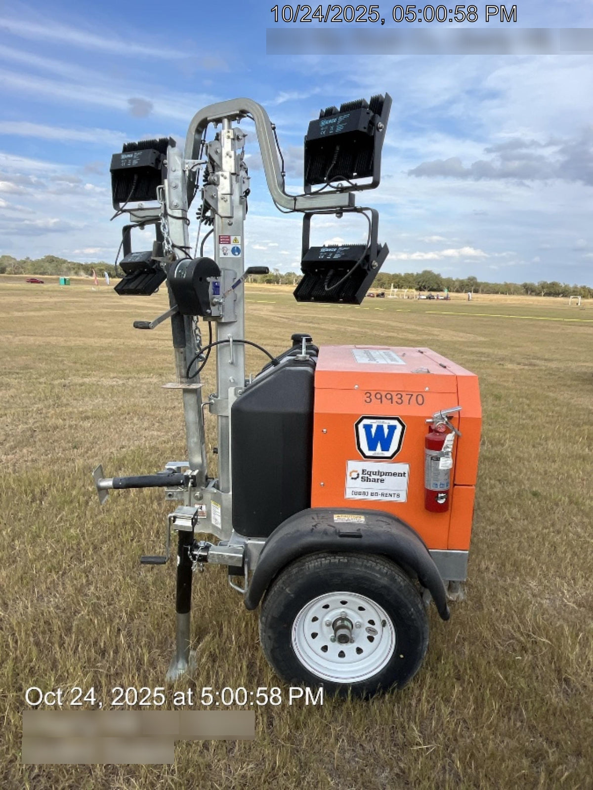 2024 Wanco WLTT-4MM4K Diesel, Deep Sea Controller, Shore Power Plug, Auto Start, (4) 350W LED Floodlights, 4kW Generator, 60 Gal Fuel Tank, 2" Ball, T3