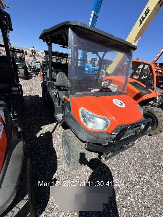 2022 Kubota RTV-X1140W-H Plastic Canopy, Windshield Acrylic Clear, LED Strobe Light, Wire Harness Kit, Back up Alarm