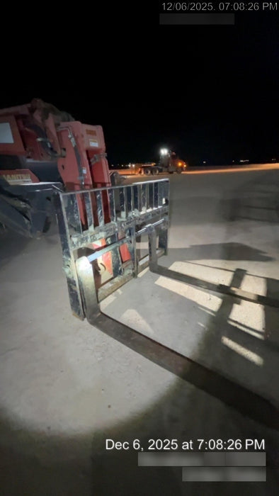 2018 Manitou MTA10055 Manitou MTA 10055 w/Open ROPS, Work Lights/Strobe, Aux Hyd, Solid Tires, Lift Hook, 66" Carriage, 60" Forks