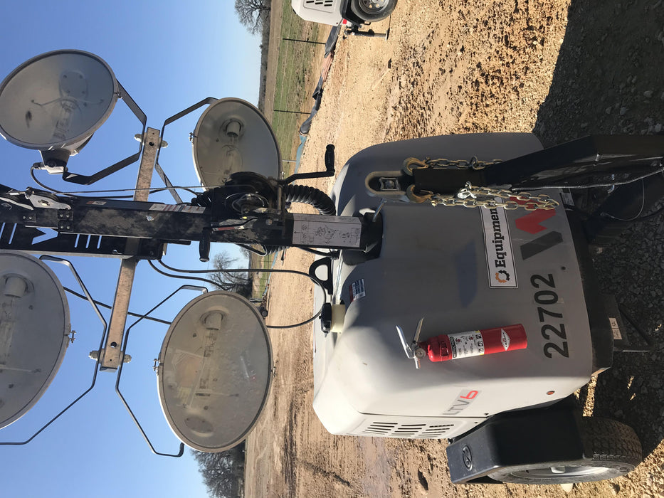 2019 Wacker Neuson LTV6L-MH Wacker Neuson LTV6L Mobile Light Tower w/Fuel Level Sensor Installed