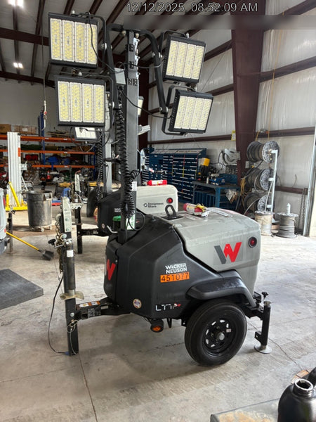 2024 Wacker Neuson LTT4 Diesel, Kohler KDW702, Deep Sea Controller, Auto Start, LED 320W, Bypass Outlet, T3