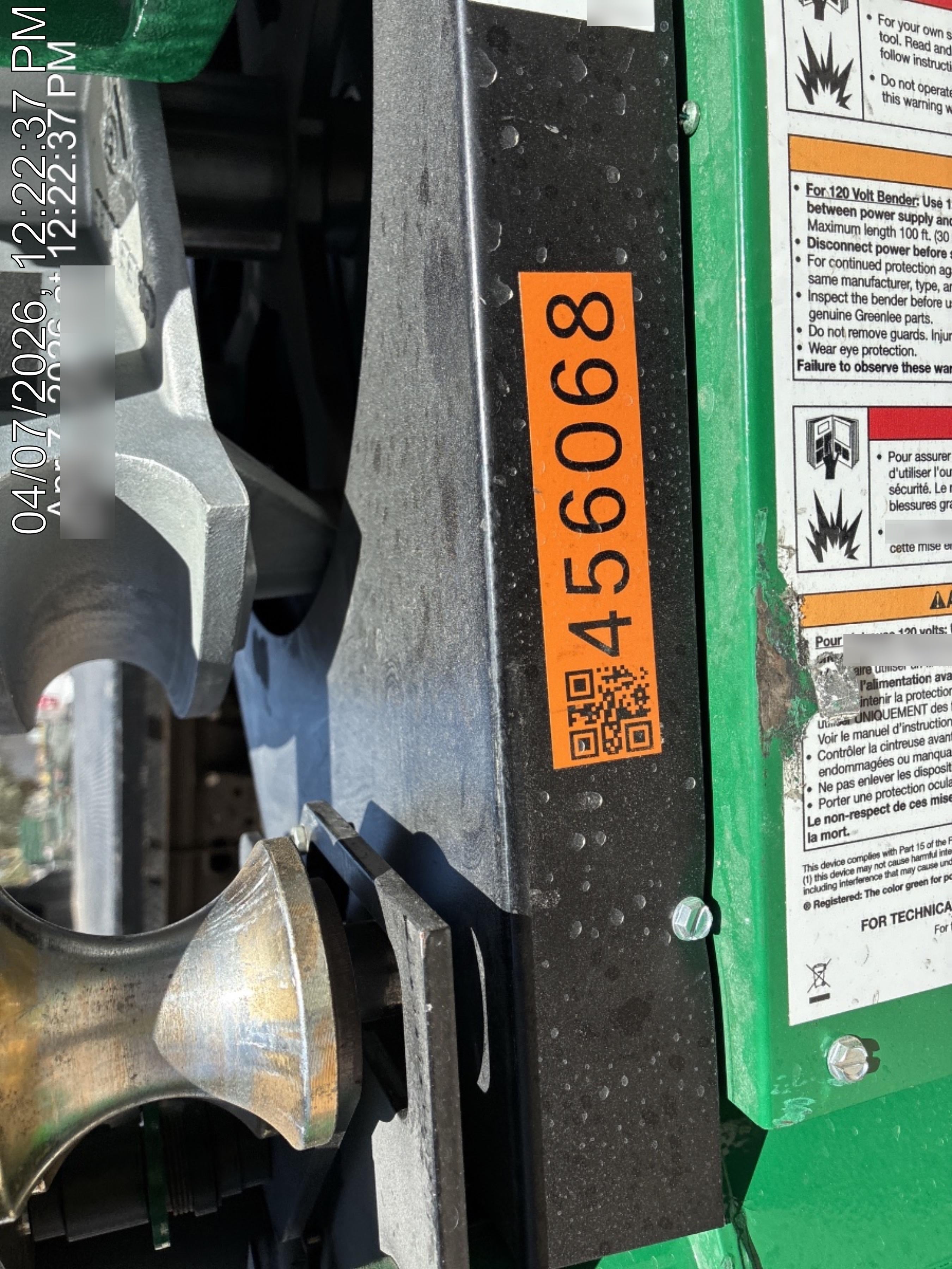 2023 GREENLEE 854DX
