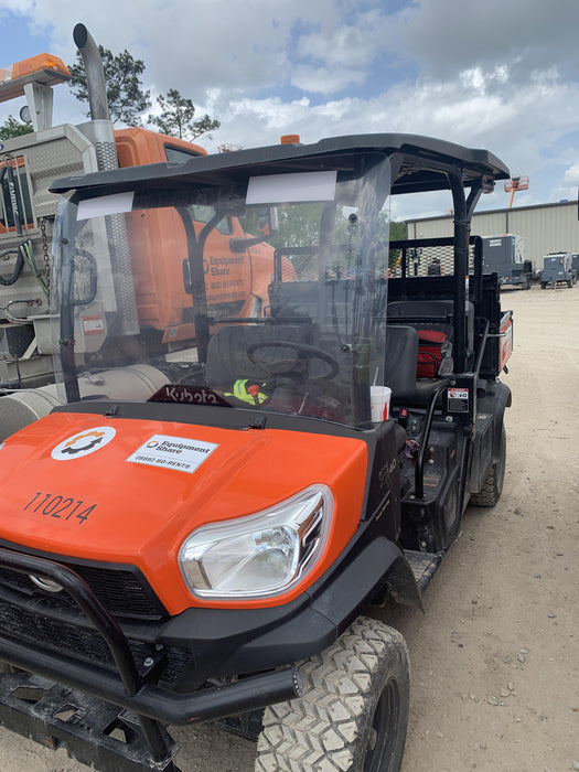 2020 Kubota RTV-X1140W-H Canopy, 4-Seater, Diesel, Windshield Acrylic Clear, Strobe Light, Backup Alarm