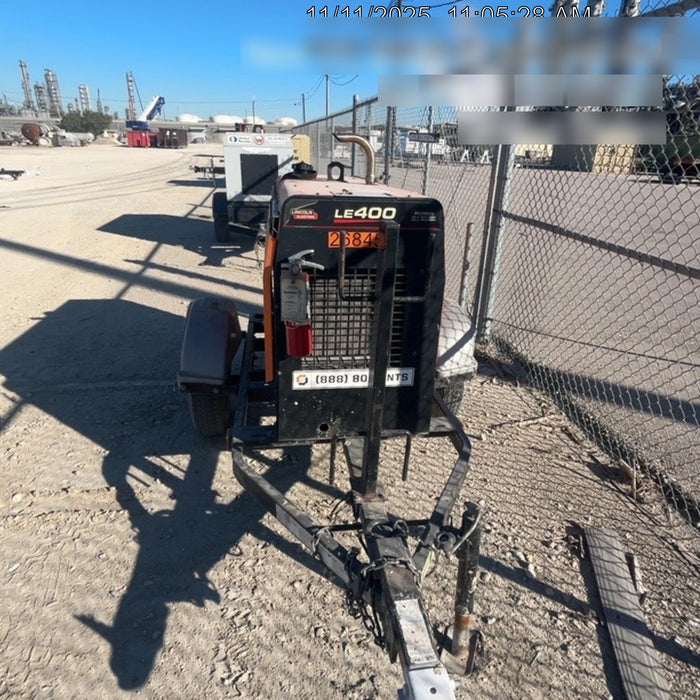 2022 Lincoln Electric LE400 Kubota V1505, Trlr, Cable Rack, Light Kit, ES Decals, T3