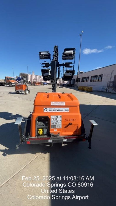 2023 Generac MLT2 Diesel, Flex Switch 120V Input, Powerzone Controller, 
(4) 320W LED Lights, 4kW Generator, 39.9 Gal Fuel Tank, 2" Ball, T3
