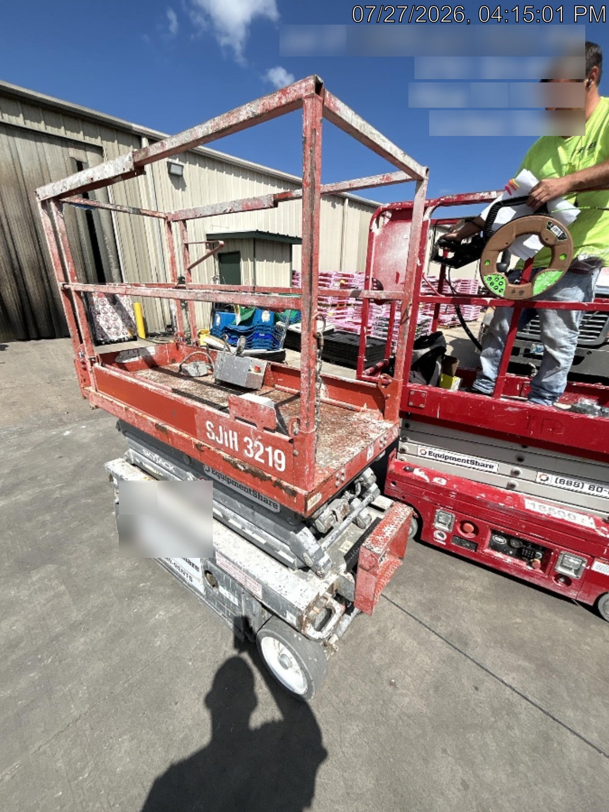 2019 Skyjack SJIII-3219 Standard Options