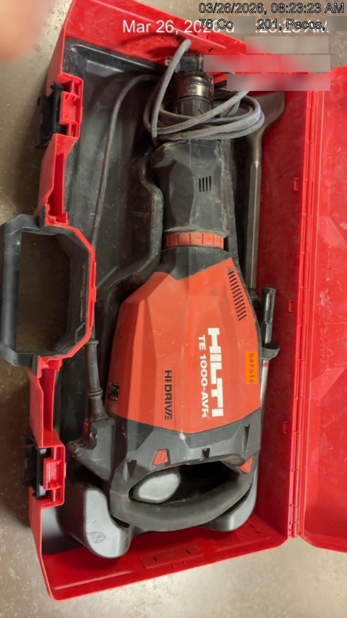 2025 HILTI TE 1000-AVR