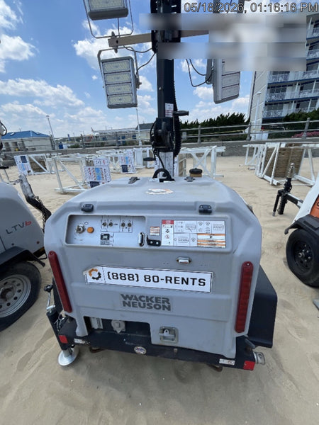 2020 Wacker Neuson LTV6K LTV6K-METAL HALIDE LIGHT TOWER 60HZ KUBOTA LED 300