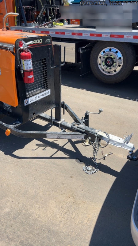 2022 Lincoln Electric LE400 Kubota V1505, Trlr, Cable Rack, Light Kit, ES Decals, T3