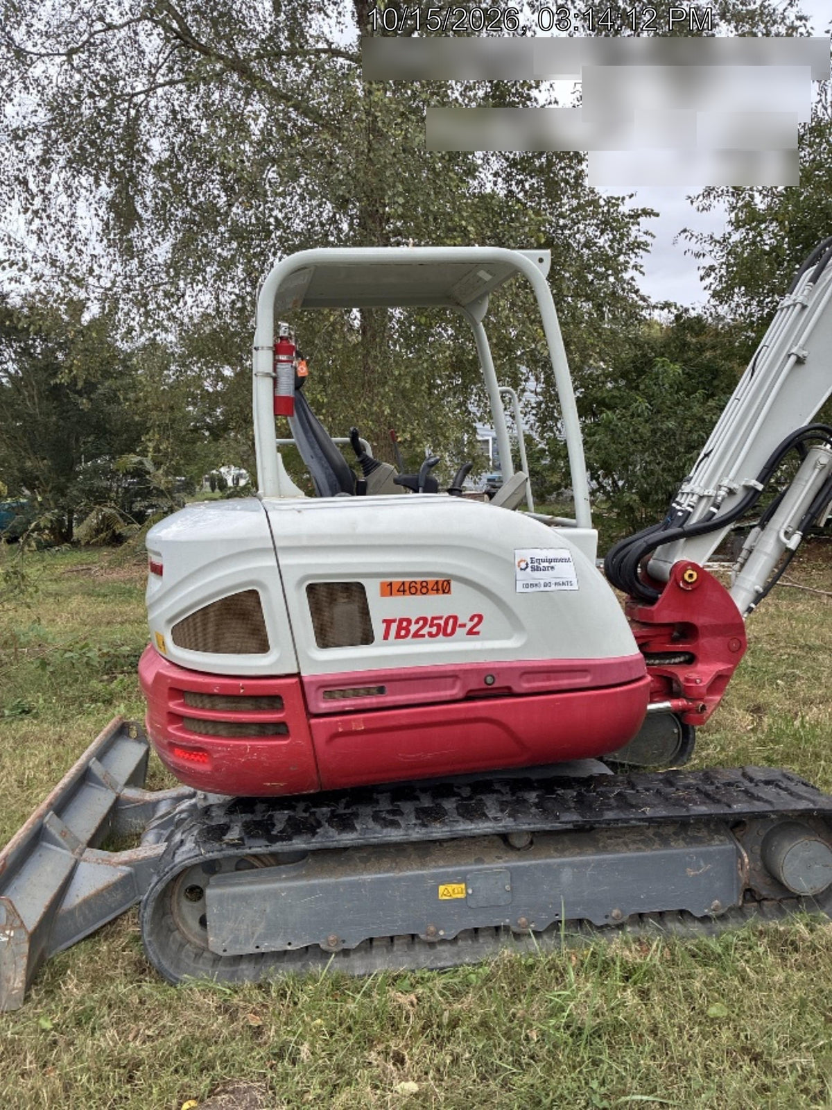2021 TAKEUCHI TB250-2