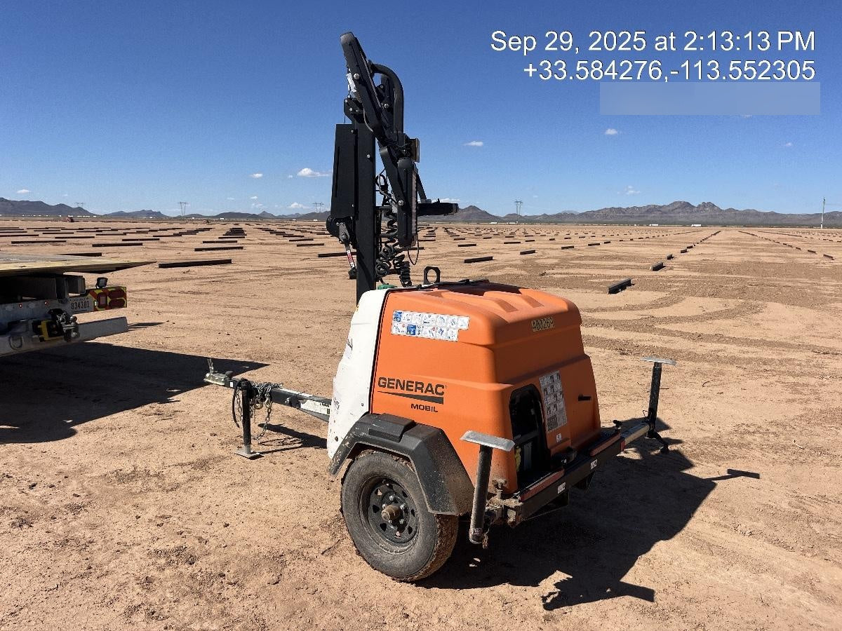 2024 Generac MLT2 Diesel, Flex Switch 120V Input, Powerzone Controller, 
(4) 320W LED Lights, 4kW Generator, 39.9 Gal Fuel Tank, 2" Ball, T3
