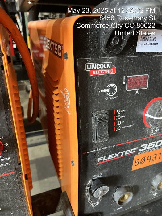 2025 LINCOLN ELECTRIC FLEXTEC 350X