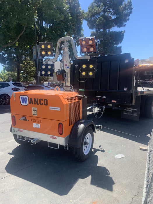 2024 Wanco WLTT-4MM4K Diesel, Deep Sea Controller, Shore Power Plug, Auto Start, (4) 350W LED Floodlights, 4kW Generator, 60 Gal Fuel Tank, 2" Ball, T3