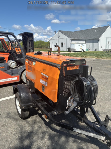 2021 Lincoln Electric Vantage 322 Vantage 322 Ready Pak 3 w/ Decals, ORANGE (includes trailer, cable rack, fender light kit) NO Telematics