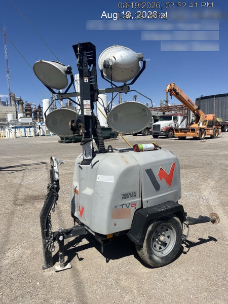2018 Wacker Neuson LTV6L-MH Wacker Neuson LTV6L Mobile Light Tower w/Fuel Level Sensor Installed